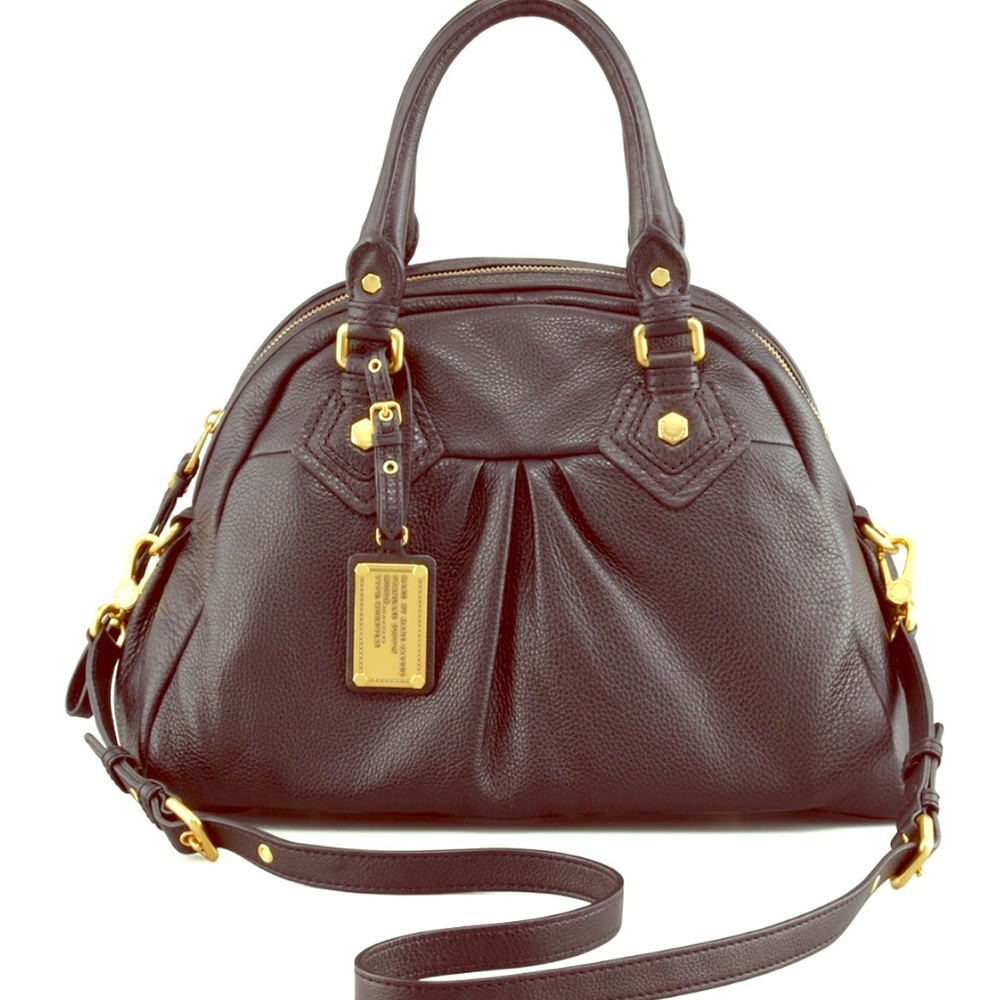 MARC by Marc Jacobs black leather satchel